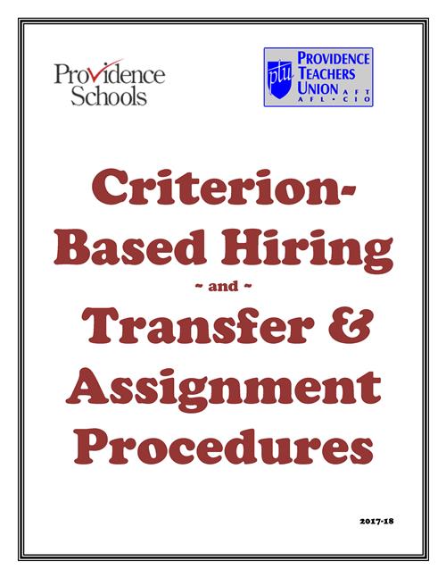 Assignment providence school